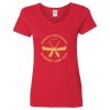 Ladies' Heavy Cotton™ V-Neck T-Shirt Thumbnail