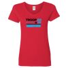 Ladies' Heavy Cotton™ V-Neck T-Shirt Thumbnail