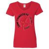 Ladies' Heavy Cotton™ V-Neck T-Shirt Thumbnail