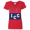 Ladies' Heavy Cotton™ V-Neck T-Shirt Thumbnail