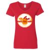 Ladies' Heavy Cotton™ V-Neck T-Shirt Thumbnail