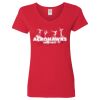 Ladies' Heavy Cotton™ V-Neck T-Shirt Thumbnail