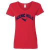 Ladies' Heavy Cotton™ V-Neck T-Shirt Thumbnail