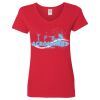 Ladies' Heavy Cotton™ V-Neck T-Shirt Thumbnail