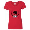 Ladies' Heavy Cotton™ V-Neck T-Shirt Thumbnail