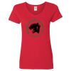 Ladies' Heavy Cotton™ V-Neck T-Shirt Thumbnail