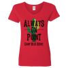 Ladies' Heavy Cotton™ V-Neck T-Shirt Thumbnail