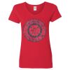 Ladies' Heavy Cotton™ V-Neck T-Shirt Thumbnail