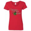 Ladies' Heavy Cotton™ V-Neck T-Shirt Thumbnail